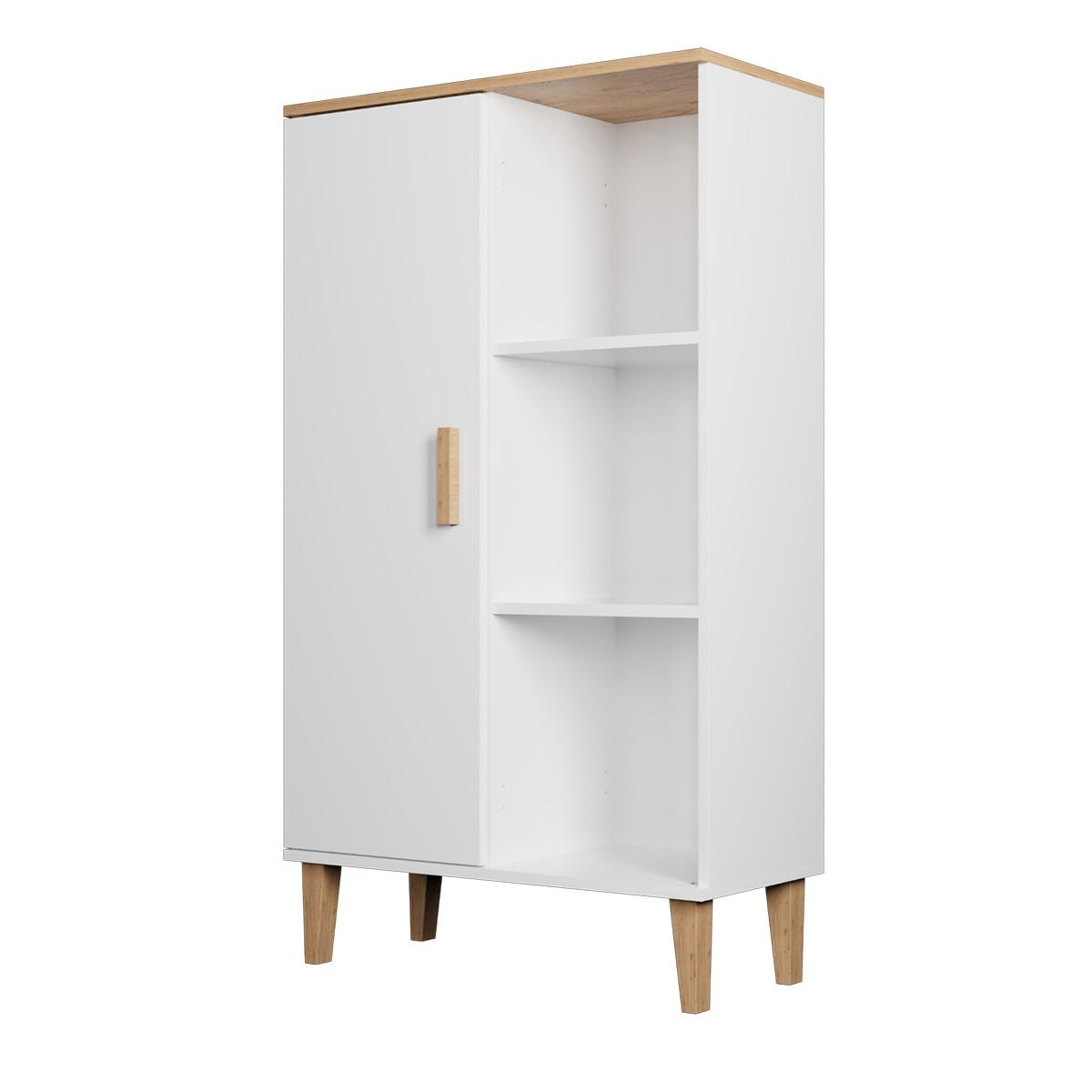 BÜCHERREGAL Denver Weiß - Weiß, Holzwerkstoff (35/120/80cm) - Petits-meubles