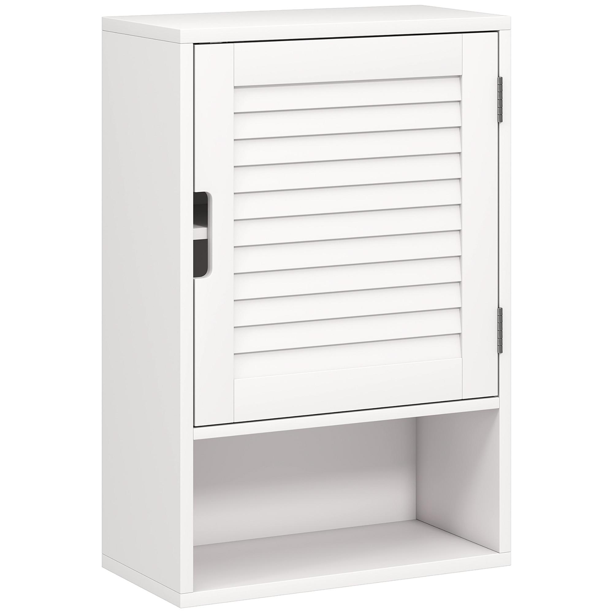 HÄNGESCHRANK MDF Weiß - Weiß, Holzwerkstoff (20/60/40cm) - HOMCOM