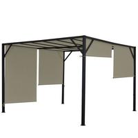 PERGOLA BEJA taupe - Taupe, Metall (305/212/305cm) - MCW
