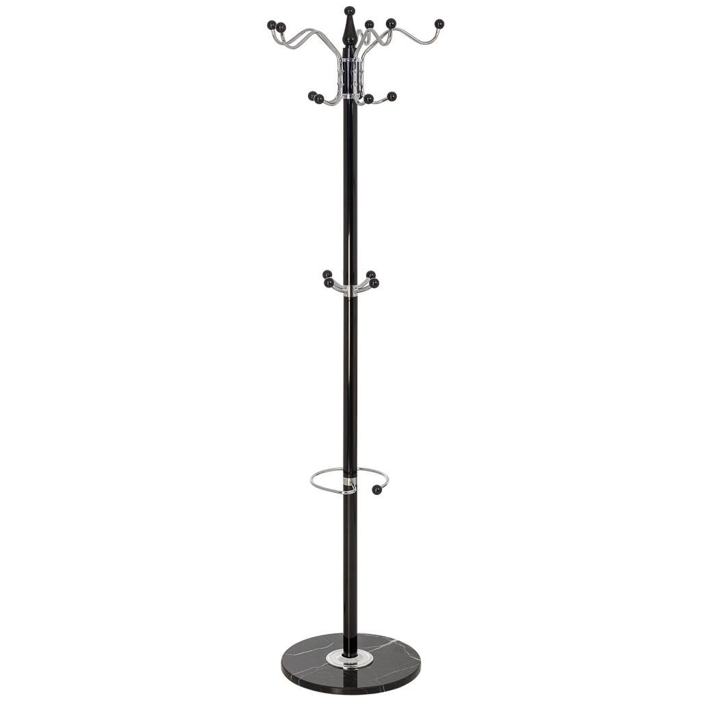 GARDEROBE aus metall 36x175cm - Schwarz, Metall (36/175/36cm) - Wanderlust