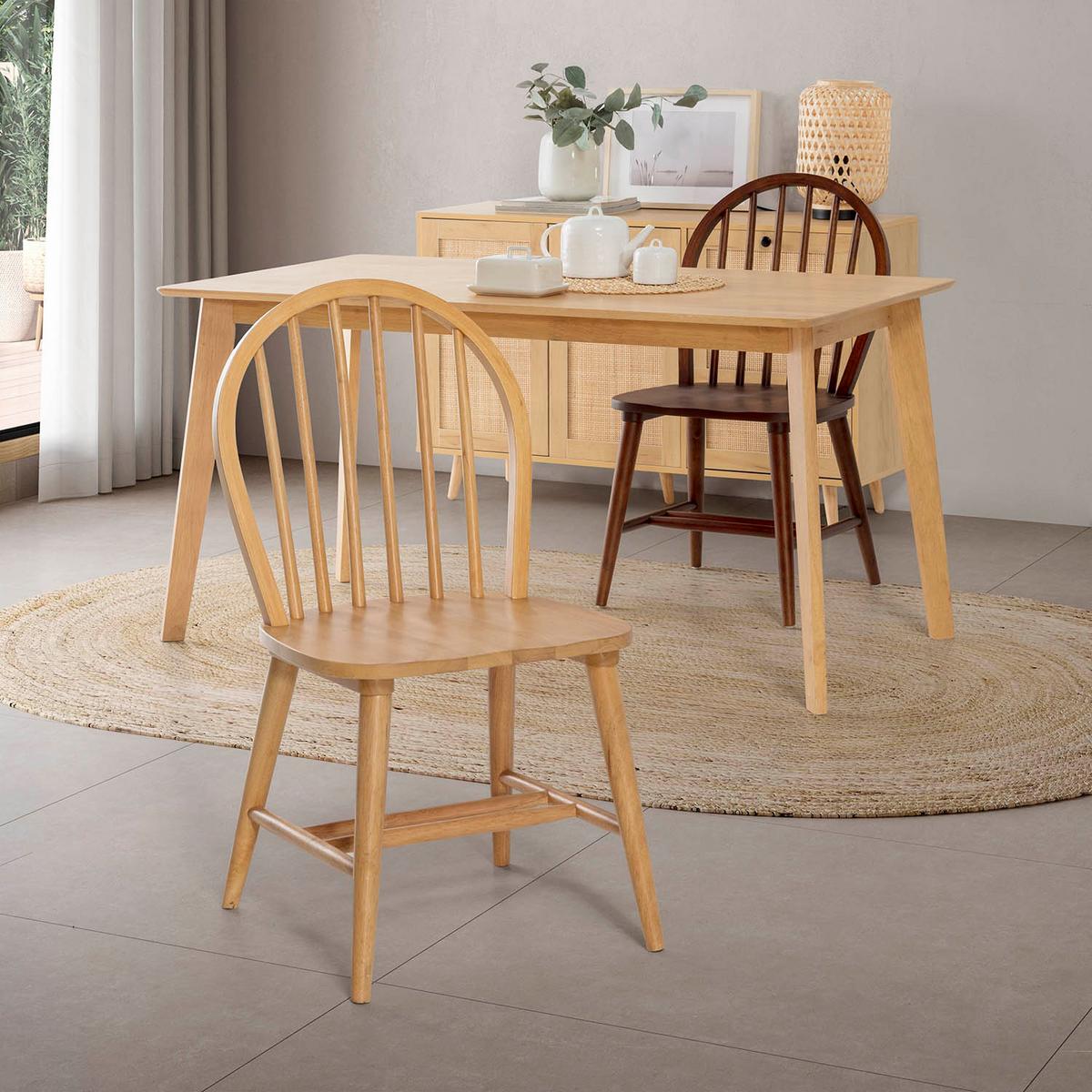 STUHL 2er-Set Clarck Eiche Farbe - Honigeiche, Holz (48/92/48cm) - VS Venta-stock