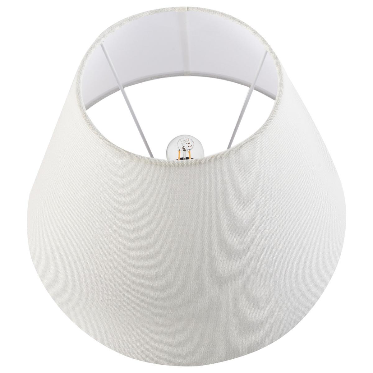 TISCHLAMPE Porzellan Weiß/Blau Moraca - Blau/Weiß, Keramik (40/40/53cm) - Beliani