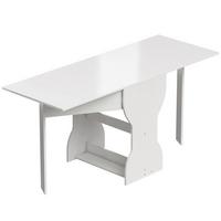 KLAPPTISCH Spanplatte Weiß - Weiß, Holzwerkstoff (160/60/75cm) - HOMCOM
