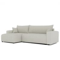 ECKSOFA Luna Max Mit Schlaffunktion - Creme, Holzwerkstoff/Textil (278/145cm) - Fun Möbel