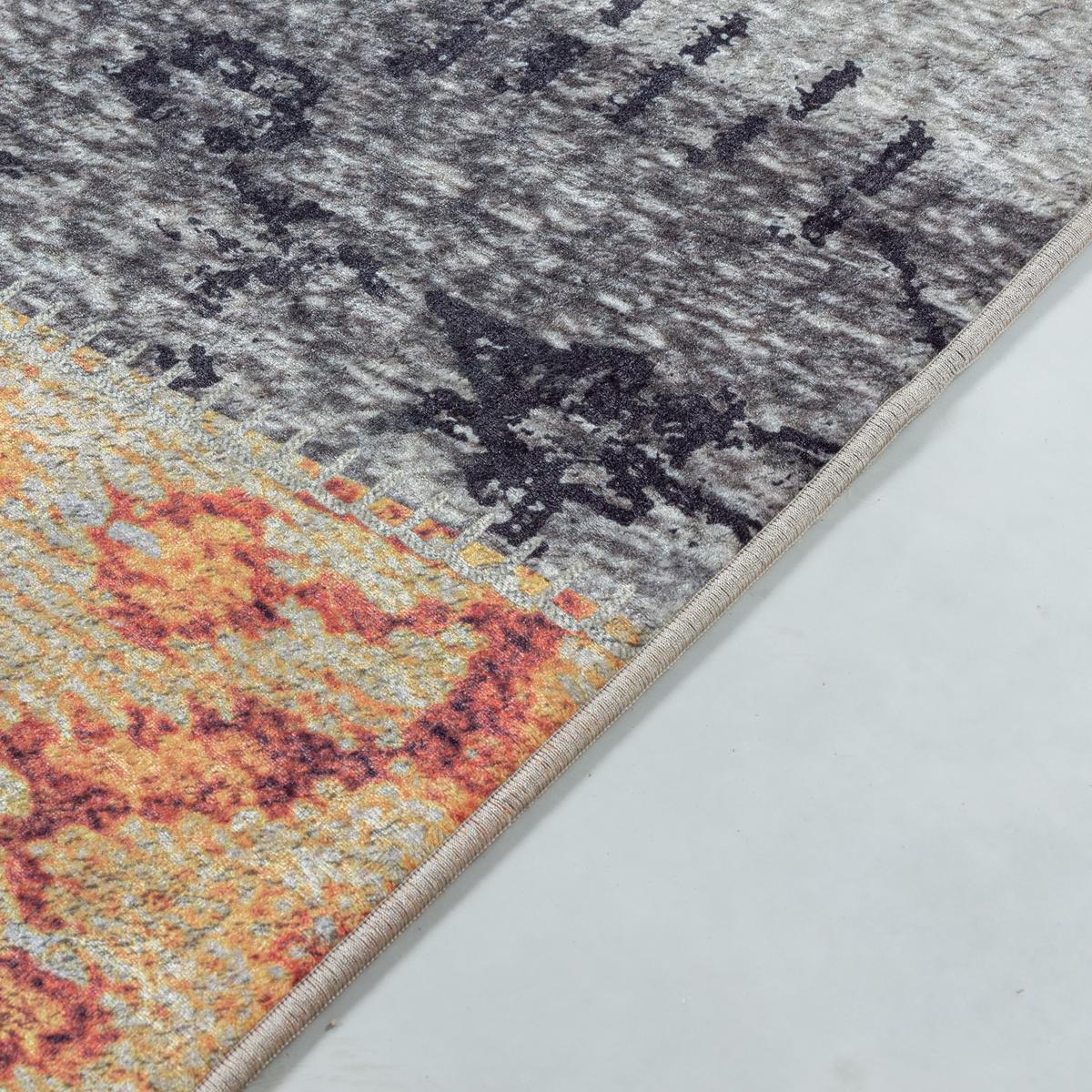 TEPPICH Flachgewebe Waschbar PIZOL in Bunt, im Patchwork-Stil, 140 x 200 cm - Multicolor, Textil (200/140cm) - KADIMA DESIGN