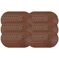 PLATZMATTEN Sorella dunkelbraun ø 35 cm - Dunkelbraun, Naturmaterialien (35cm) - Ritzenhoff Breker