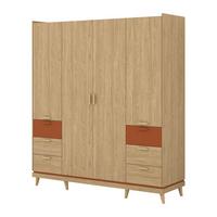SCHRANK 4 Türen Sandy Holz - Braun, Holzwerkstoff (190/214.5/57.4cm) - Petits-meubles
