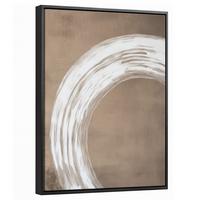 LEINWAND Bilder mit Rahmen - Farbe - Braun - Japandi - 30x40 - Kupferfarben, Textil (30/40cm) - MuchoWow