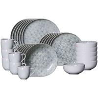 KOMBISERVICE Porto grau 30-tlg. - Grau, Keramik (2/2/2cm) - Ritzenhoff Breker