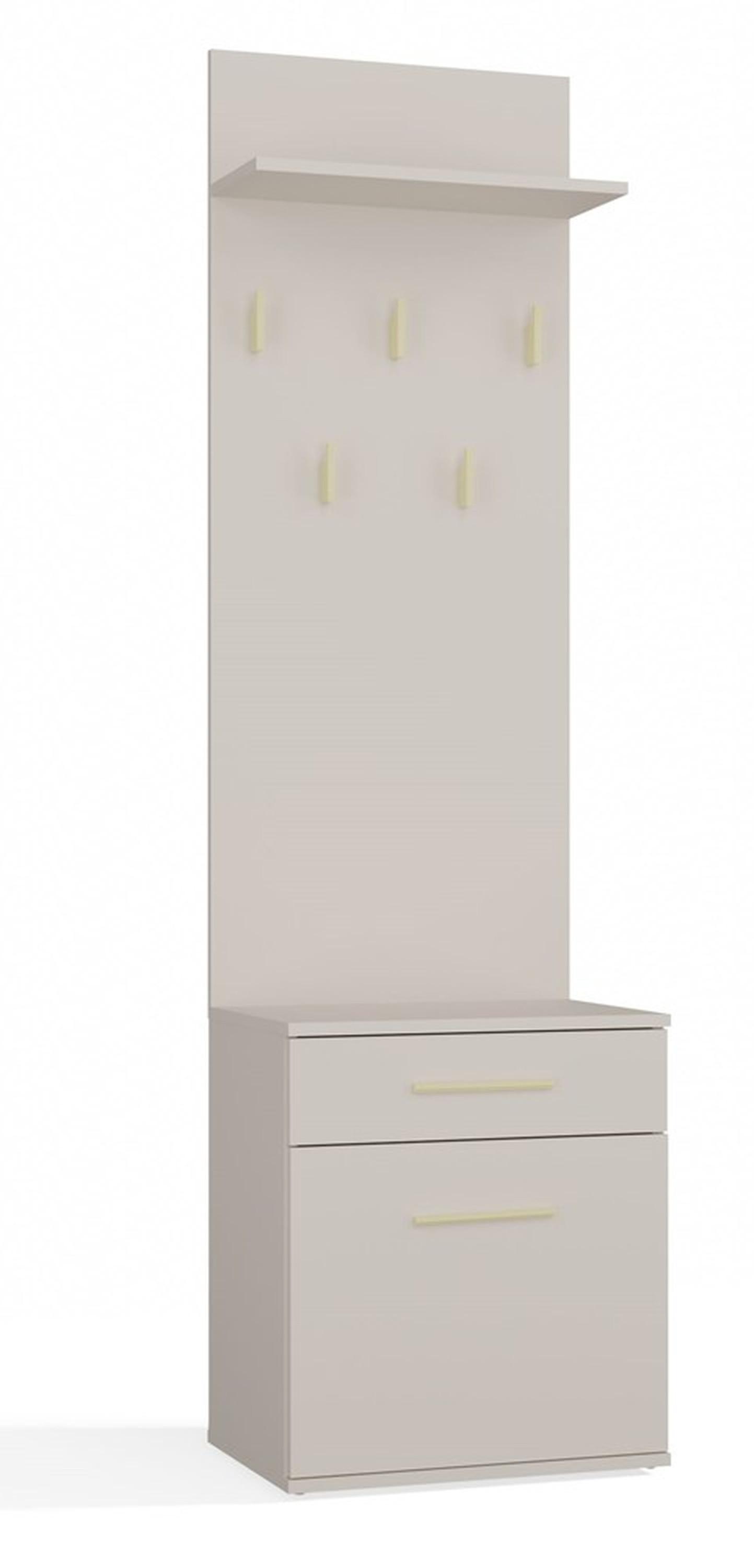 SCHUHSCHRANK Kaschmir 50/180/35 - Kaschmir, Holzwerkstoff (50/180/35cm) - RAUMHIRSCH FURNITURE