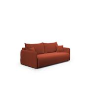 SCHLAFSOFA Calgary - Rotbraun, Holzwerkstoff/Textil (216/86/105cm) - Fun Möbel