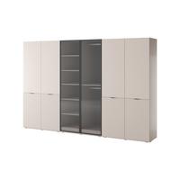 DREHTÜRENSCHRANK ATELIO 303/200/51 cm Modern Kleiderschrank 6-türig Kaschmir - Kaschmir, Holzwerkstoff (303/200/51cm) - MASSENO
