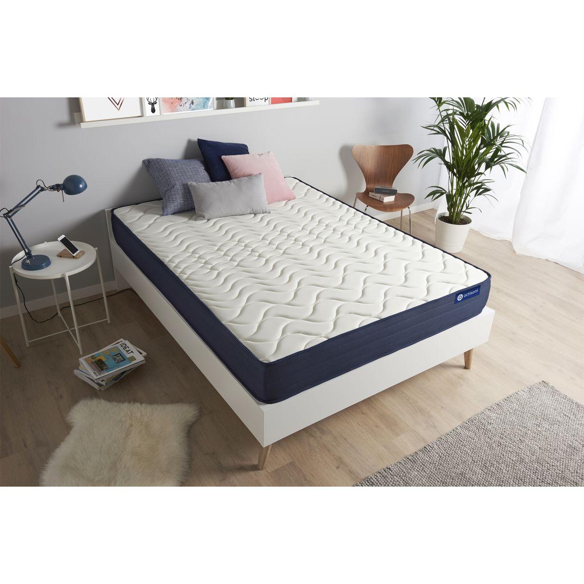 MATRATZE Actimemo life Memory-Schaum 80 x 200 cm h4 - Weiß, Textil (80/200cm) - ACTISOM