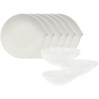 TAFELSERVICE Flow weiß 12-tlg. - Weiß, Keramik (2/2/2cm) - Villeroy & Boch