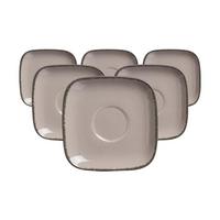 ESPRESSOUNTERTASSEN Casa Grau ø 10 cm 6er Set - Grau, Keramik (10cm) - Ritzenhoff Breker
