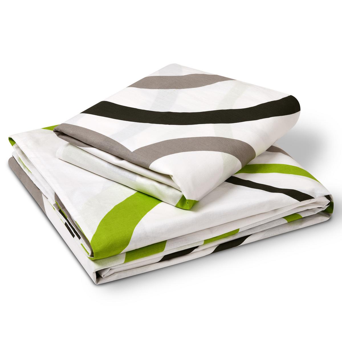 BETTWÄSCHE Nina 135x200cm + Kissenbezug 80x80cm Ornamente Renforcé - Multicolor, Textil (200/135cm)