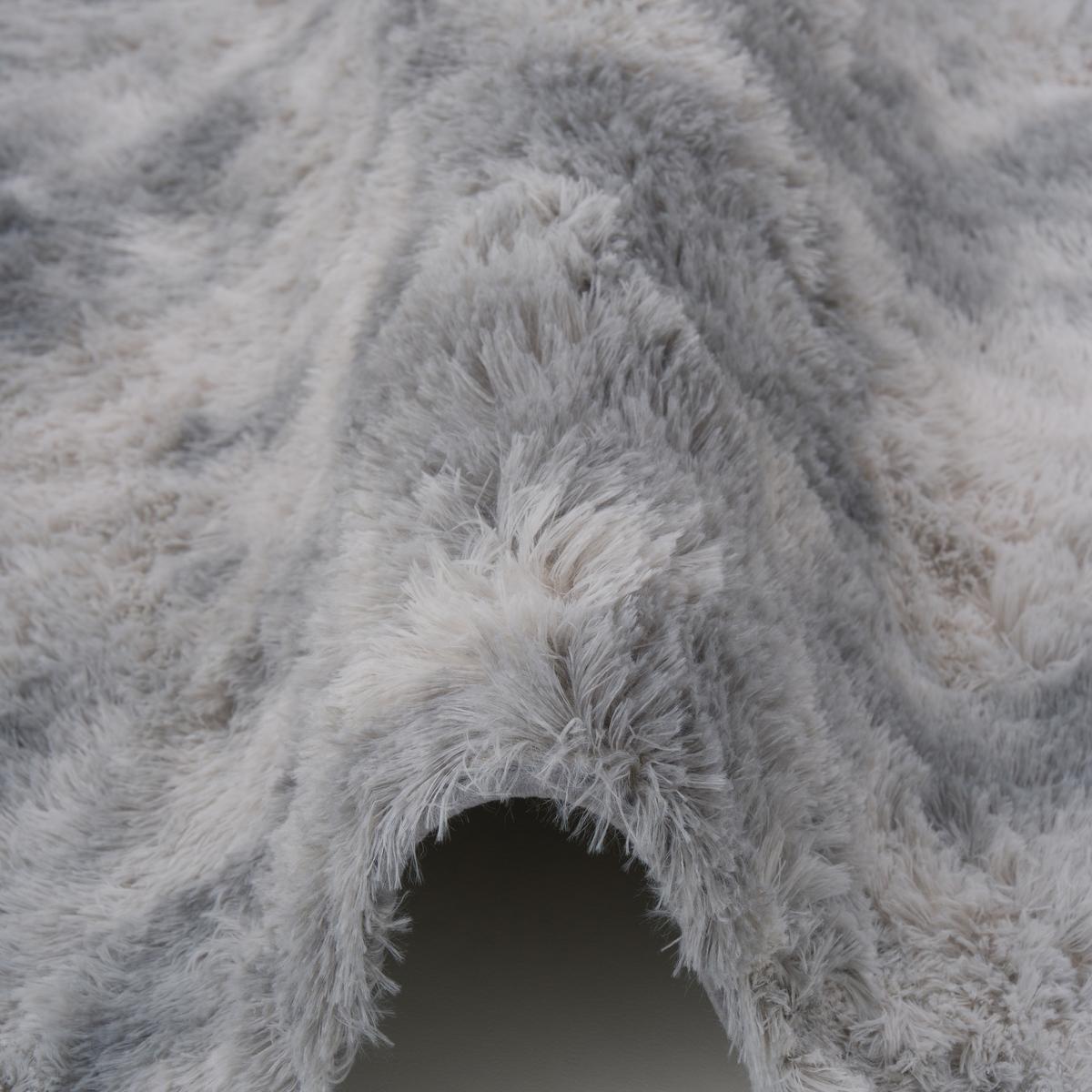HOCHFLOR SHAGGY TEPPICH FLUFFY - Grau, Textil (160/230cm) - Pergamon