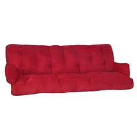 AUFLAGE für Hollywoodschaukel Flair HS 180/50/8cm Rot - Rot, Textil (50/8/180cm) - Beautissu 