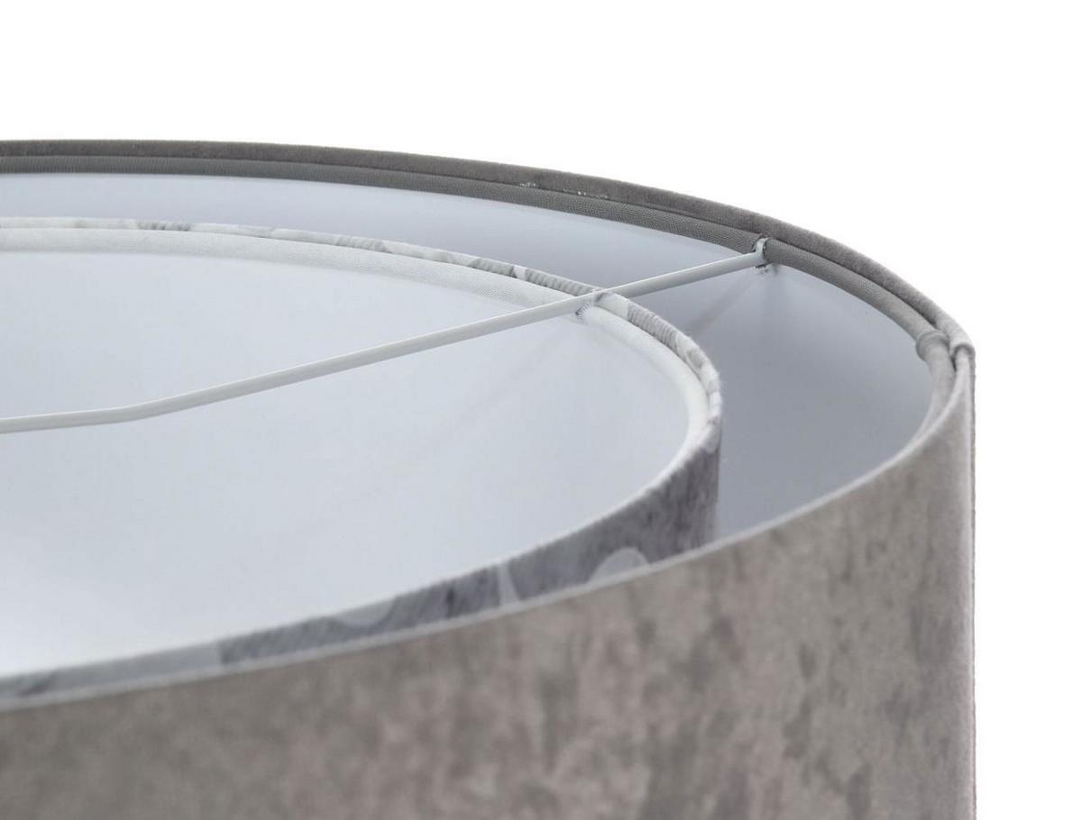 HÄNGELEUCHTE Grau 50/23 cm - Weiß, Kunststoff (50/1.3/23cm) - ONZENO
