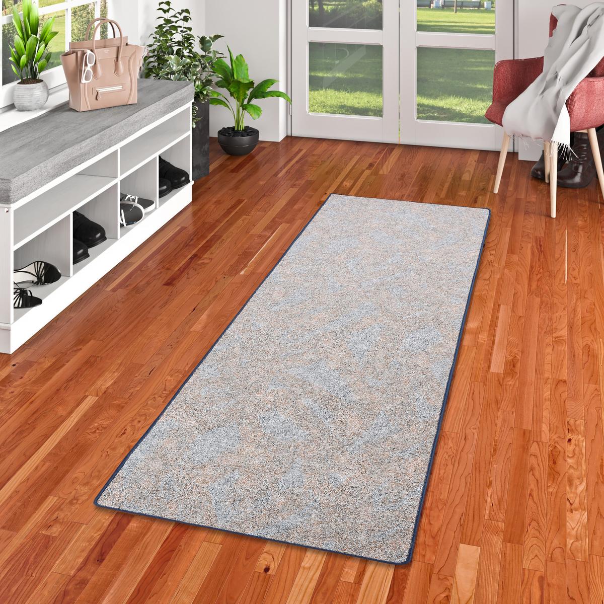 SCHLINGENTEPPICH MEMORY MELIERT LÄUFER - Grau, Textil (100/200cm) - Snapstyle