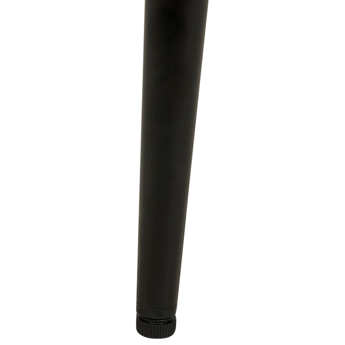 ESSZIMMERSTUHL 2er-Set Samtstoff Dunkelgrün Sanilac - Grün, Textil/Metall (52/75/44cm) - Beliani
