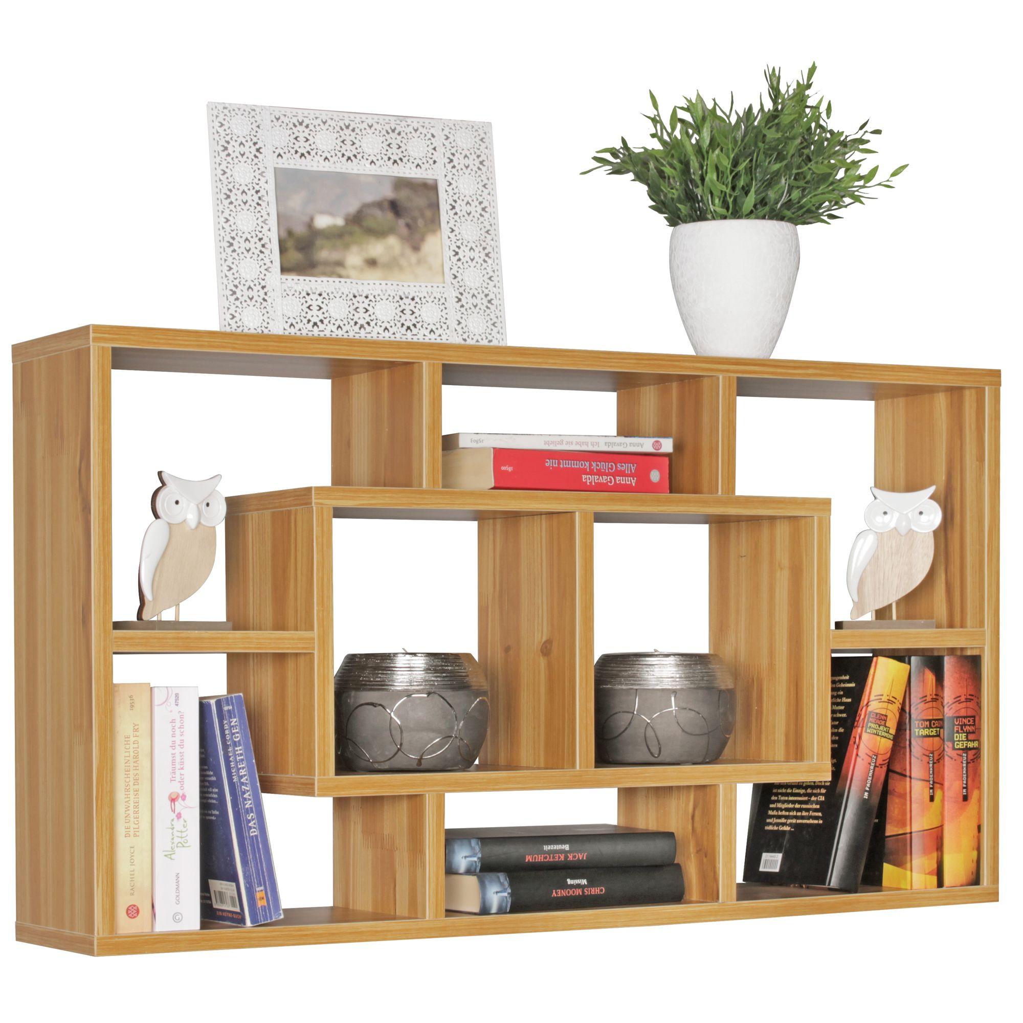 WANDREGAL PAOLA MDF Offen Freischwebend Modern, Buche 85x16x48 cm - Beige, Holzwerkstoff (85/48/16cm) - KADIMA DESIGN