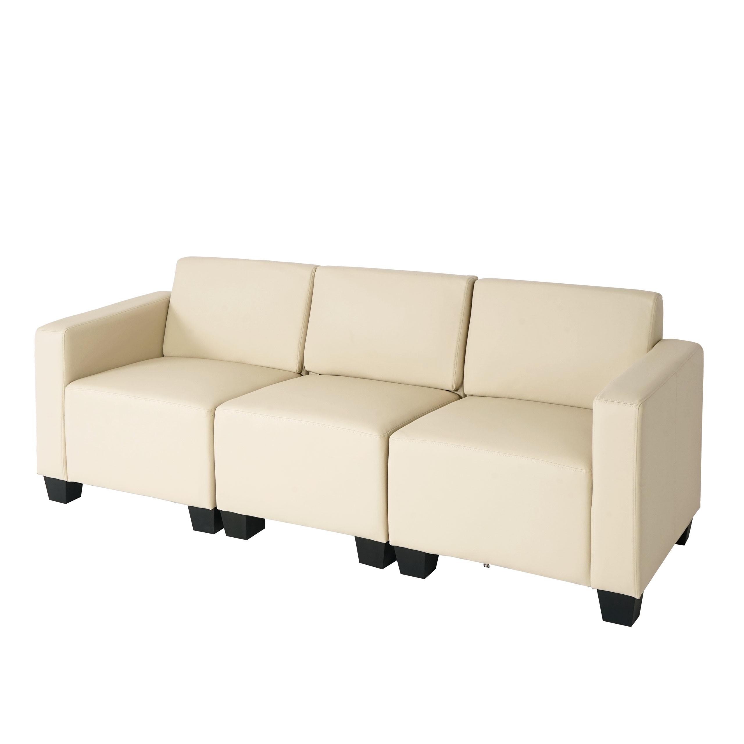 3-SITZER SOFA Beige - Beige/Creme, Textil (193/76/72cm) - MCW