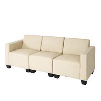 3-SITZER SOFA Beige - Beige/Creme, Textil (193/76/72cm) - MCW