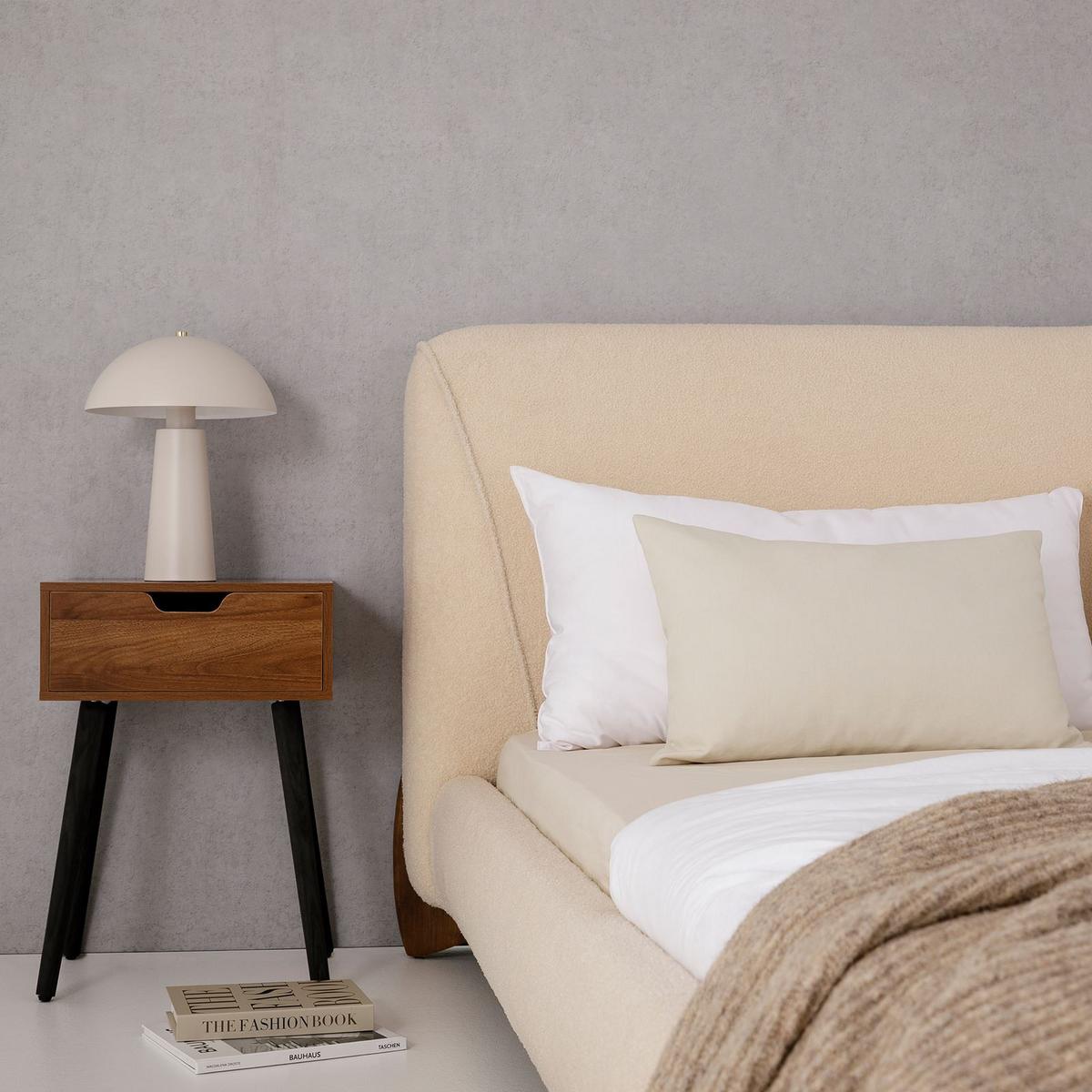 POLSTERBETT PATERNA 180X200 CM - Beige, Textil (180/200cm) - IDIMEX