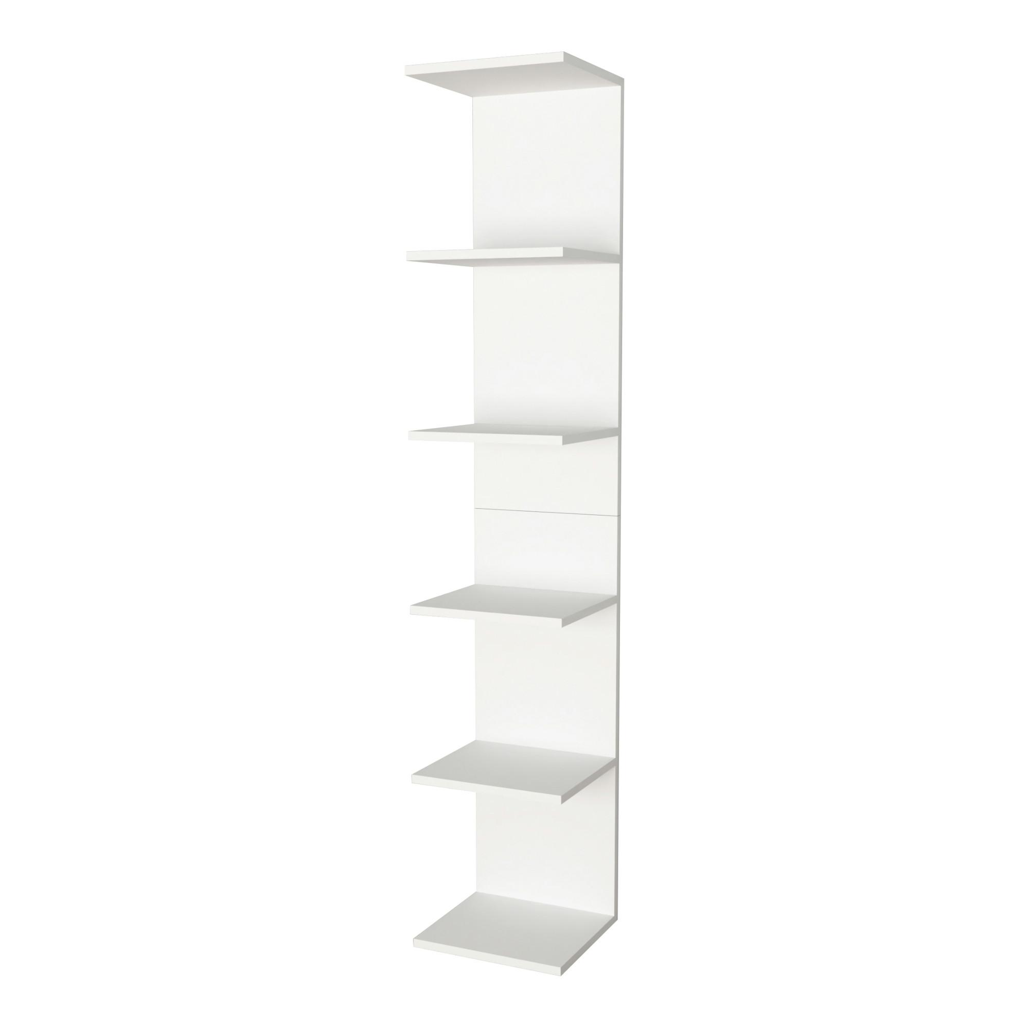 WANDREGAL Surahammar - Weiß, Holzwerkstoff (34.5/180/31.5cm) - [en.casa]
