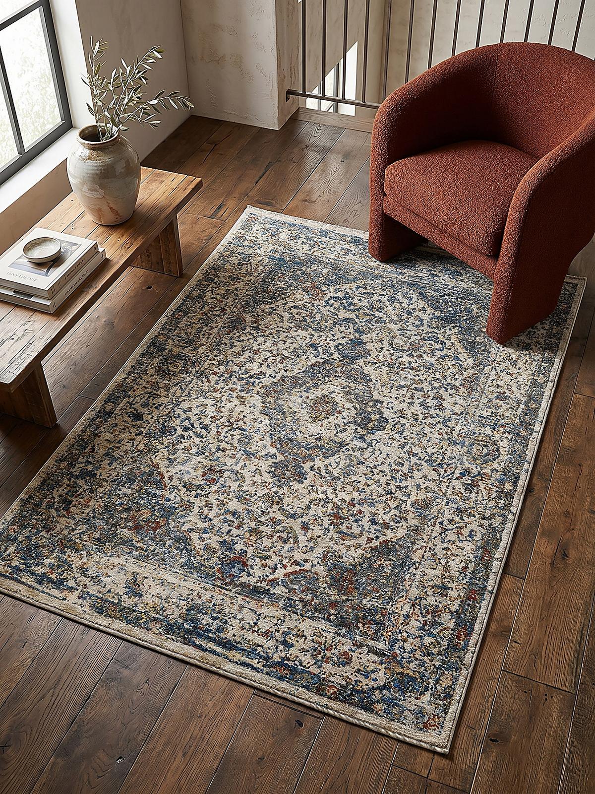 TEPPICH ADUR, im Vintage-Stil, Erdtöne-Bunt, 200 x 300 cm - Multicolor, Textil (300/200cm) - KADIMA DESIGN