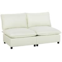SOFA Drevith 146/85/78cm - Creme, Textil (85/78/146cm) - ZMH