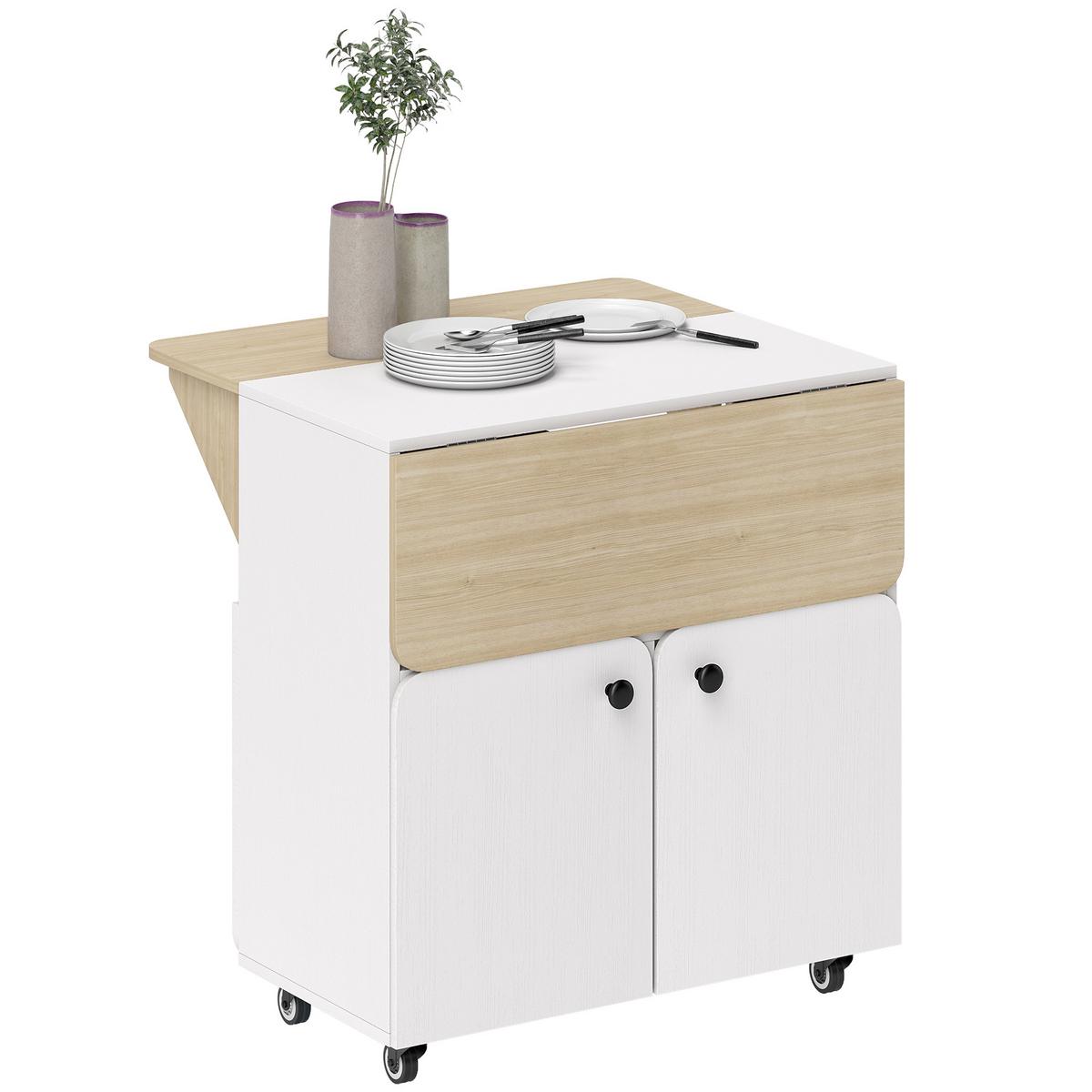 ESSTISCH Wyndor 83/70/75 cm - Weiß, Holz (83/70/75cm) - ZMH