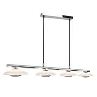 HÄNGELEUCHTE Zorvq 94/16/133 cm - Chromfarben, Glas/Metall (94/16/133cm) - ZMH