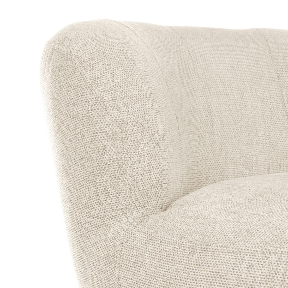 KINDERSESSEL Kayla Flachgewebe creme - Creme, Kunststoff (55/61/50cm) - 58aufmkessel