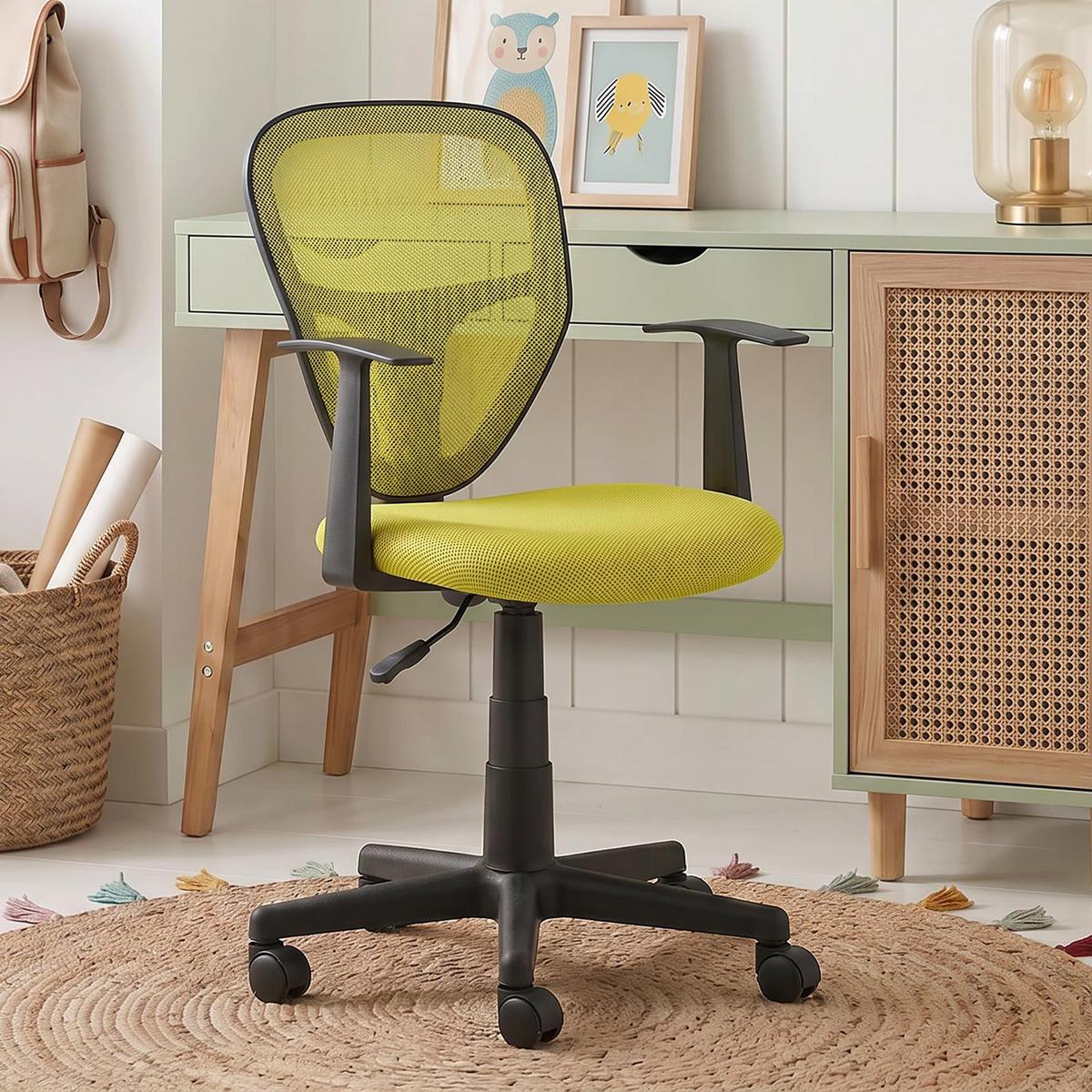 KINDERDREHSTUHL STUDIO - Gelb, Textil (53/92/52cm) - IDIMEX