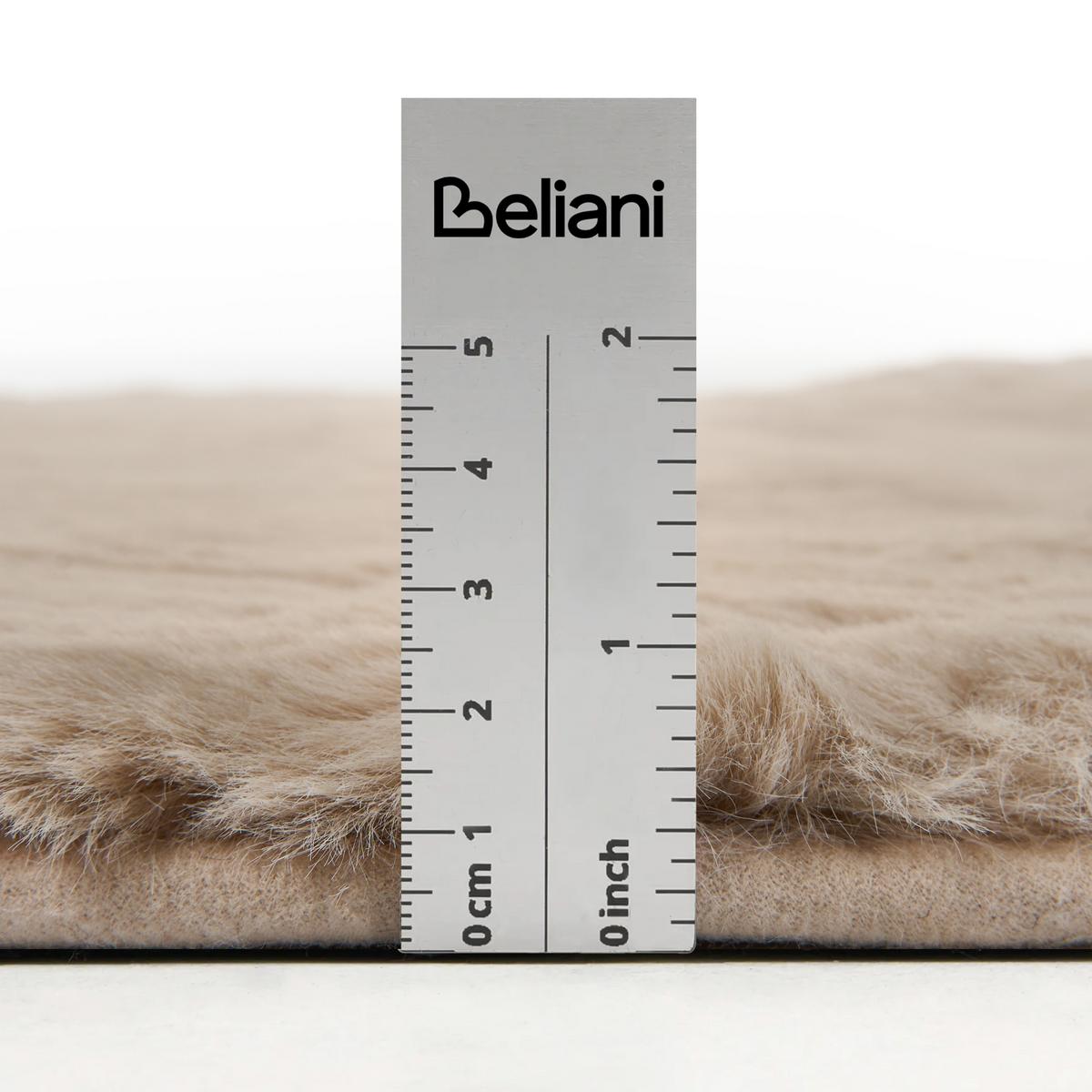 TEPPICH Beige 80/120 cm Parson - Beige, Kunststoff (120/80cm) - Beliani