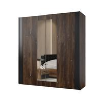 SCHWEBETÜRENSCHRANK SIGNORA 200/213/64 cm 2-türig mit Spiegel Multicolor - Multicolor, Holzwerkstoff (200/213/64cm) - MASSENO