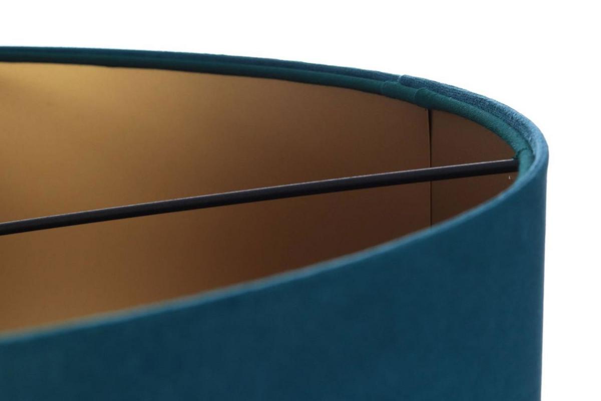 HÄNGELEUCHTE Gold 50/25 cm - Türkis/Goldfarben, Kunststoff (50/0.8/25cm) - ONZENO