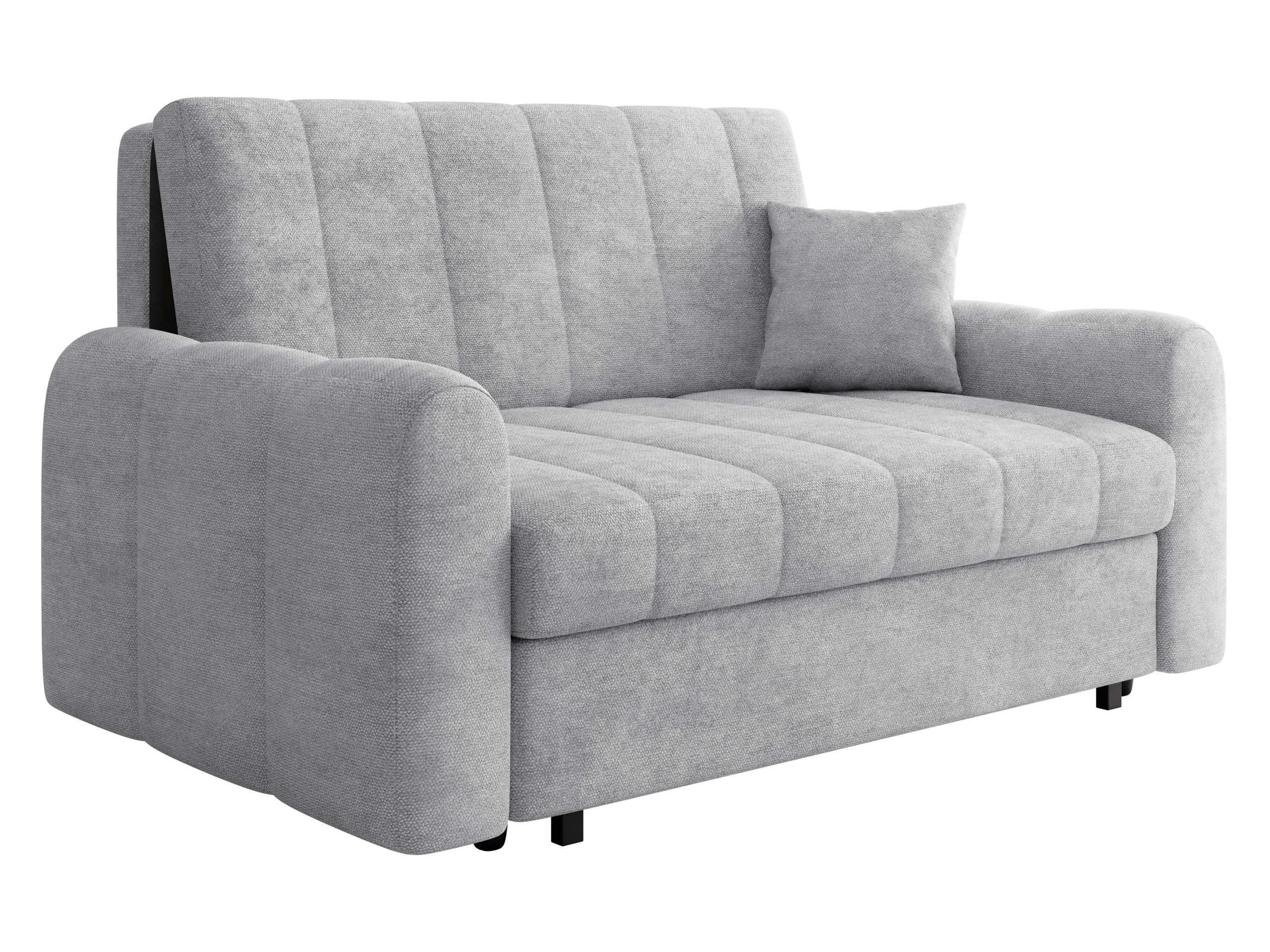 SCHLAFSOFA Viva Moon III - Hellgrau/Schwarz, Holz/Metall (168/85/98cm) - MIRJAN24