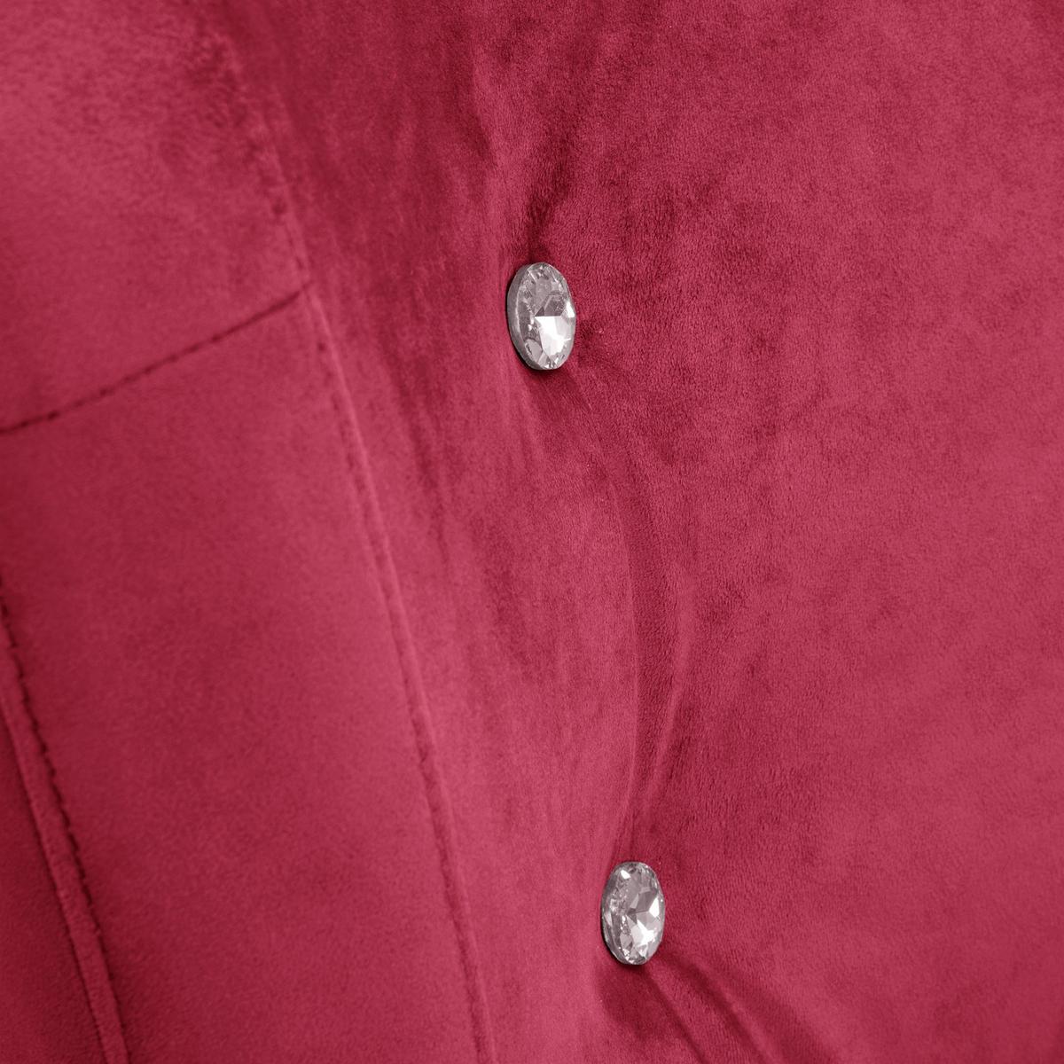 COCKTAILSESSEL Kayleigh Samtvelours rot - Rot, Kunststoff (68/80/69cm) - 58aufmkessel