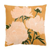 KISSENBEZUG Moderne Pfingstrosen II 40/40 cm - Orange, Textil (40/40cm) - Bilderwelten