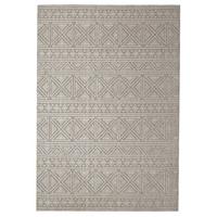 TEPPICH Waschbar LEAM, geometrisch, Grau, 155 x 230 cm - Grau, Textil (230/155cm) - KADIMA DESIGN