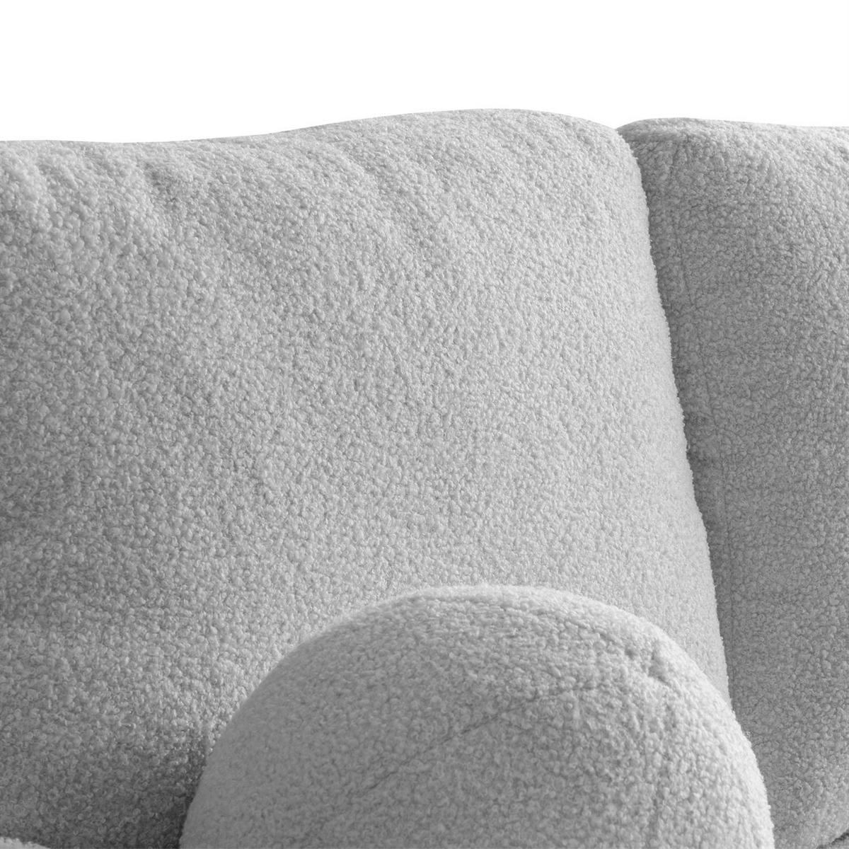 AUSZIEHBARES Ecksofa GAMMA mit Schlaffunktion Quelle 83 - Grau, Textil (217/145cm) - Lookway