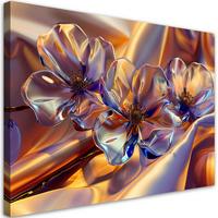 KUNSTDRUCK Gold 60/40 cm - Goldfarben, Textil (60/40cm) - KUNSTLOFT
