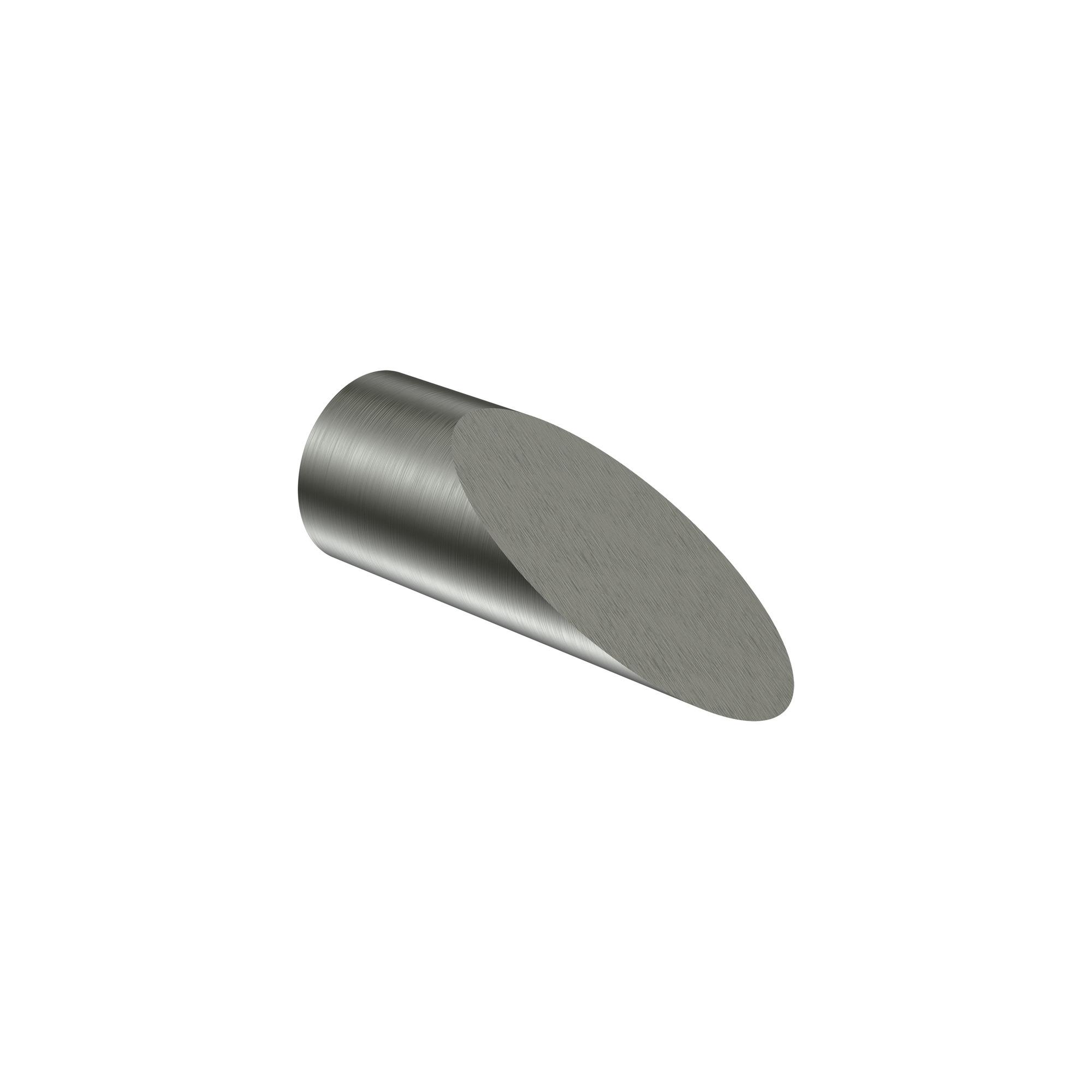 ENDSTÜCKE FÜR GARDINENSTANGEN 16 mm Ø, Santoni Edelstahl-Optik, Packung 2 Stück - Edelstahlfarben, Metall (6/2/2cm) - INTERDECO