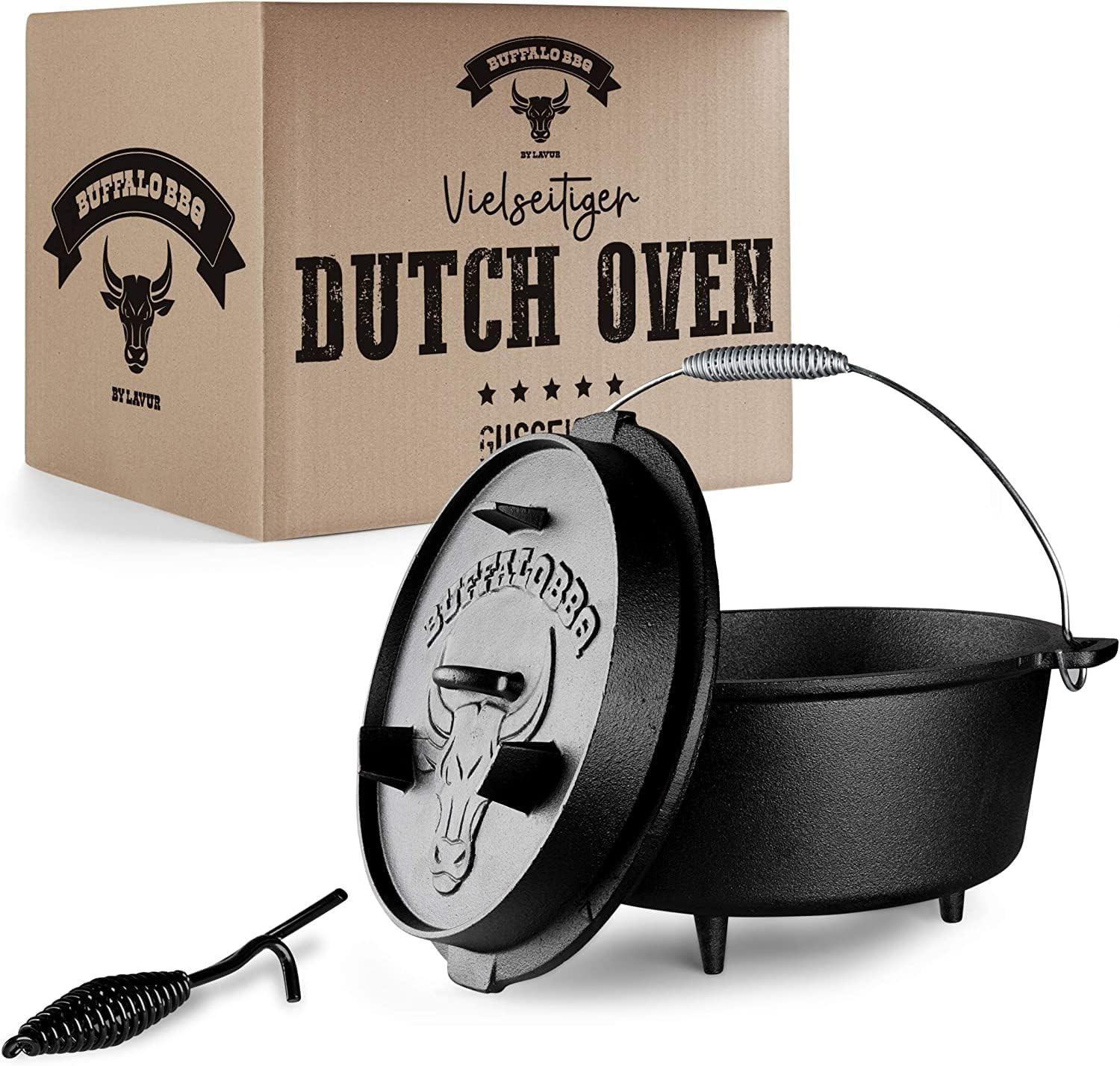 DUTCH OVEN 36,8x23,5x17cm - Schwarz, Metall (23/17/36cm) - Lavur