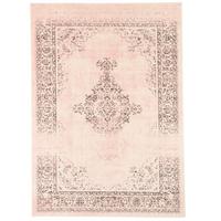 DESIGNER KURZFLOR TEPPICH MODERNE MUSTER - Hellrosa, Textil (140/200cm) - Pergamon