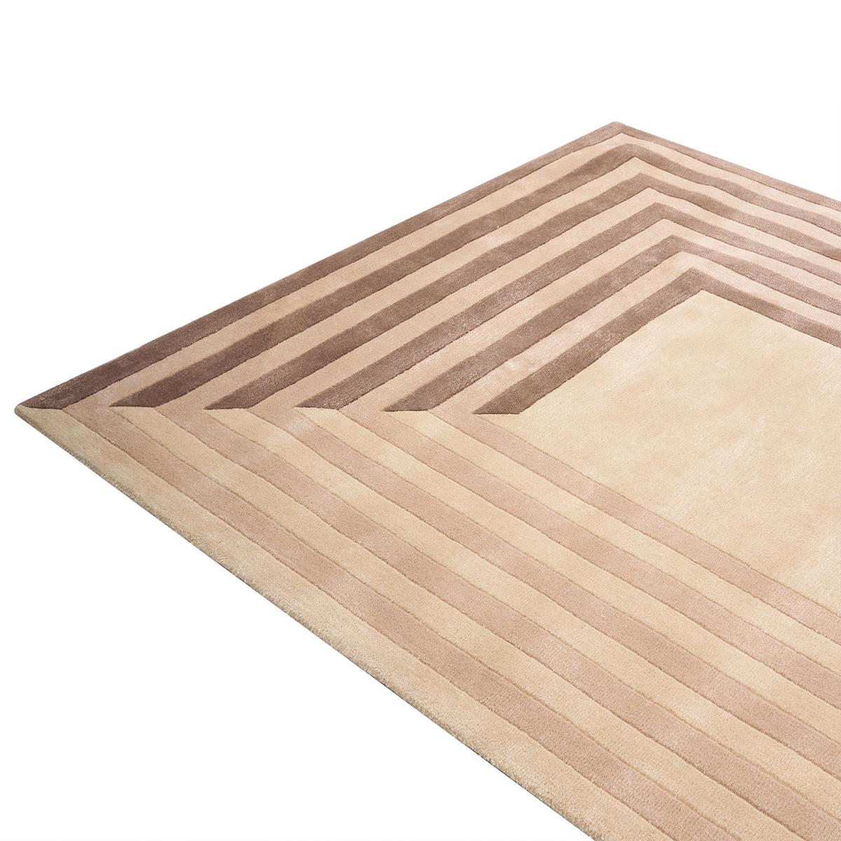 TEPPICH Beige 200/300 cm Viskose Sarai - Beige, Textil (200/300cm) - Beliani