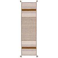 LÄUFER NATUR TEPPICH KELIM NAVARRO - Currygelb, Textil (70/140cm) - Pergamon